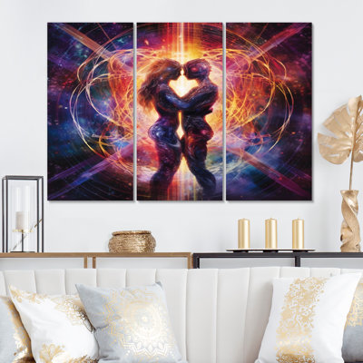 " Twin Flame Bliss Loving Connection III " 3 - Pieces