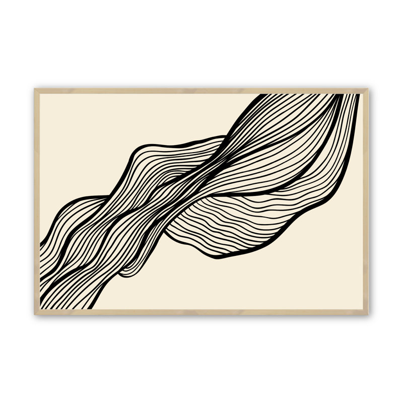 Art mural Sankey Bauhaus, H 11 po x l 14 po x P 1,25 po, Érable brut