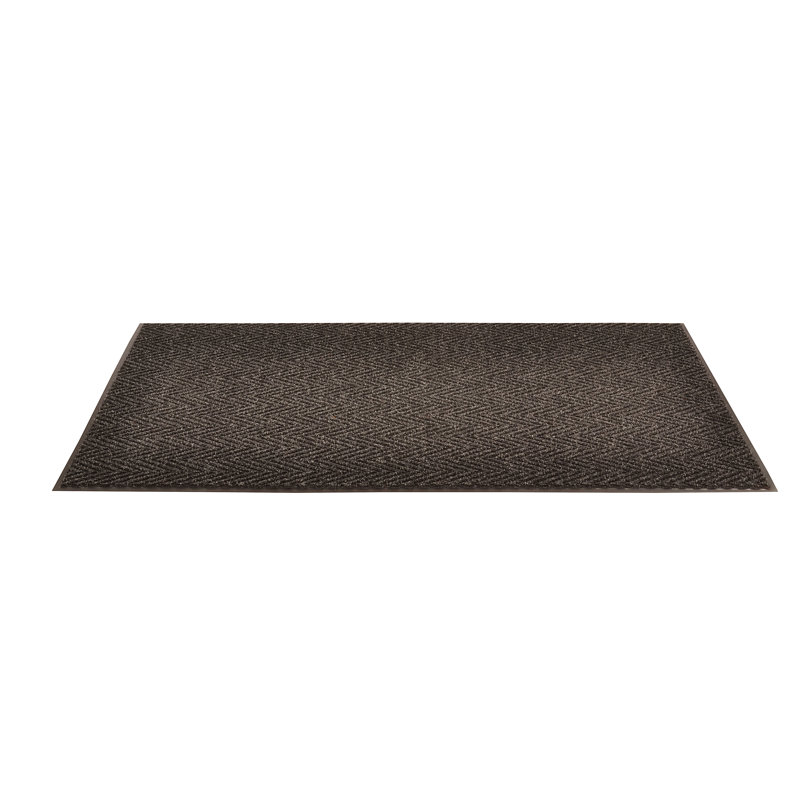 Paillasson antidérapant pour l'intérieur Alezandria, Anthracite, 3 pi x 6 pi