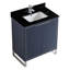 Ensemble de meuble-lavabo simple autoportant 30 po avec plateau en pierre Gesa-2111241722-2111241727