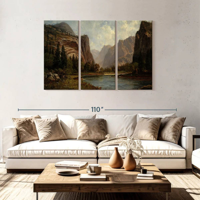 Alvord Gates of the Yosemite, H 48 po x l 74 po
