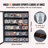 30.5'' H x 24.3'' W Plywood Trophy Display Case