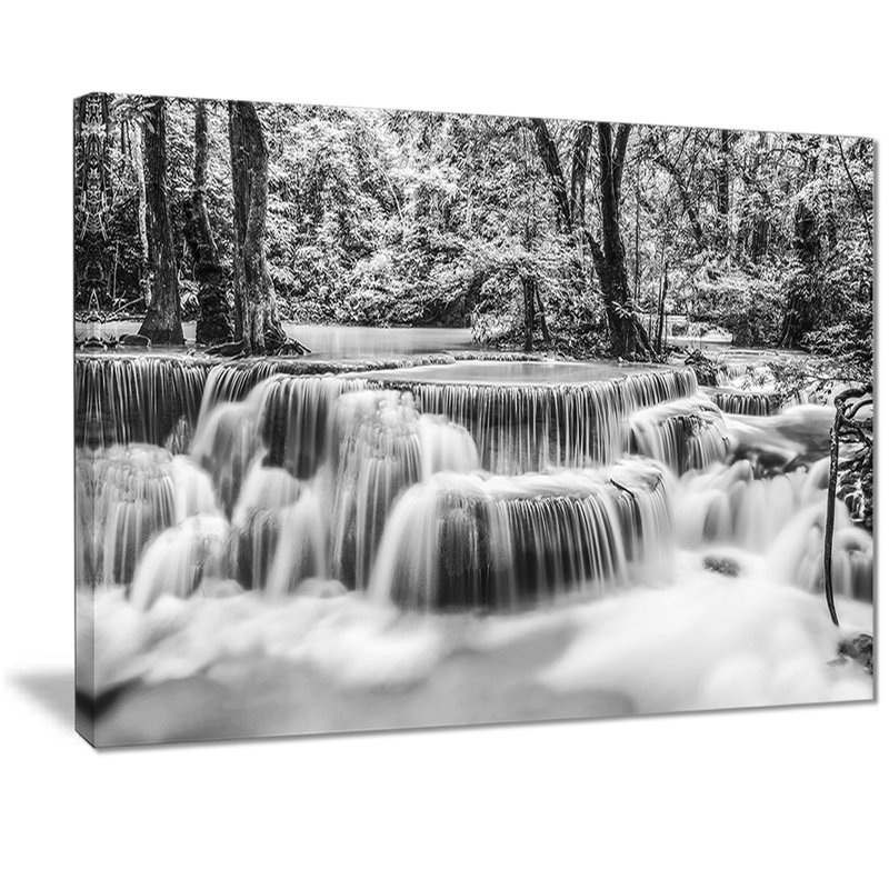 « white erawan cascade », impression sur toile, H 20 po x l 20 po x P 1 po