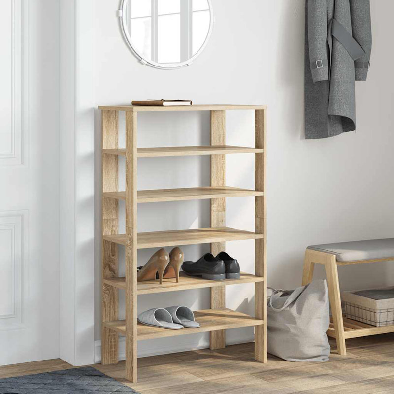 10 - Pair Shoe Rack, Sonoma Oak