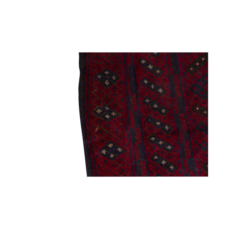 Hand-Knotted High-Quality Red/Black Area Rug
