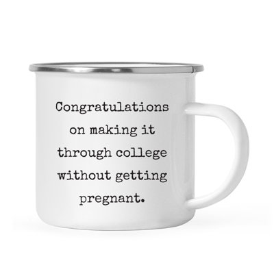 11 oz. Tasse à café en acier inoxydable Graduation