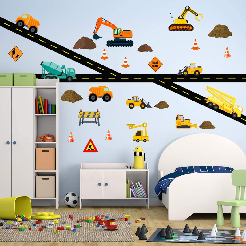Transportation Non-Wall Damaging Wall Decals