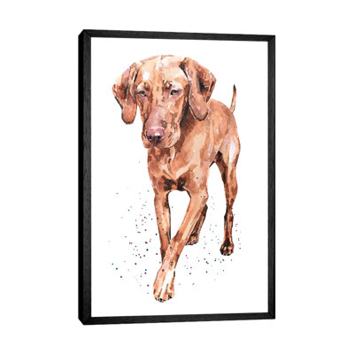 Best Foot Forward Vizsla - Painting on Canvas