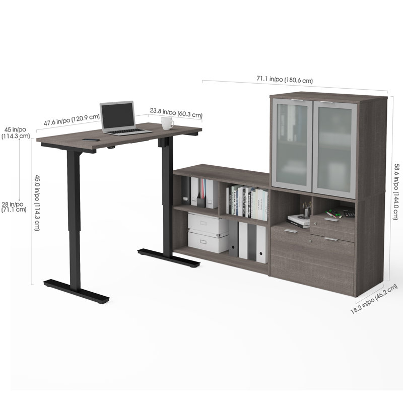 Convertisseur de bureau Azpurua, Écorce gris