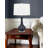 Afragola 28" Dark Blue Swirl Table Lamp