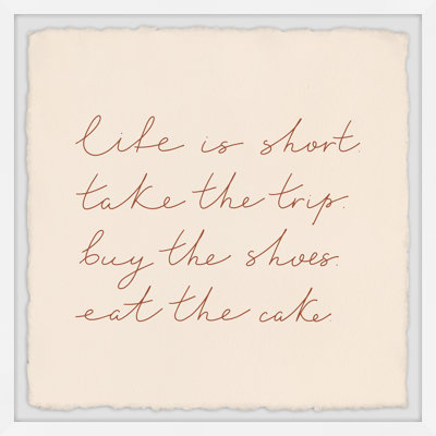 Eat The Cake - Single Picture Frame Print
