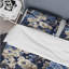 Ensemble de housse de couette Cobalt Blue Cameo Trellis Victorian-253658972
