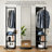 360° Rotating Multifunctional Full Length Mirror With Hook Storage Rack Coat Rack With Mirror Solid Wood Floor Mirror Bedroom Living Room Cloakroom Space Saving-1023288665