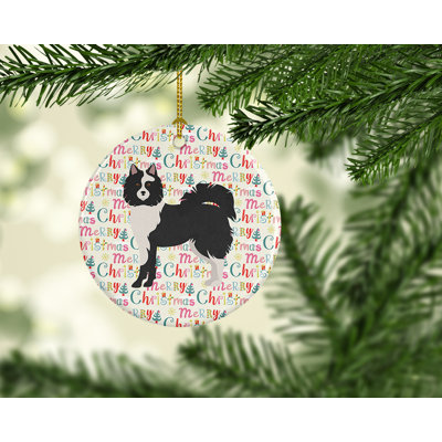 2.8'' Ceramic Animals Hanging Figurine Ornament