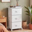 Commode avec 3 tiroirs, structure en métal pour le rangement dans les placards, armoire de rangement verticale pour chambre à coucher, garde-robe et bureau-1352123561