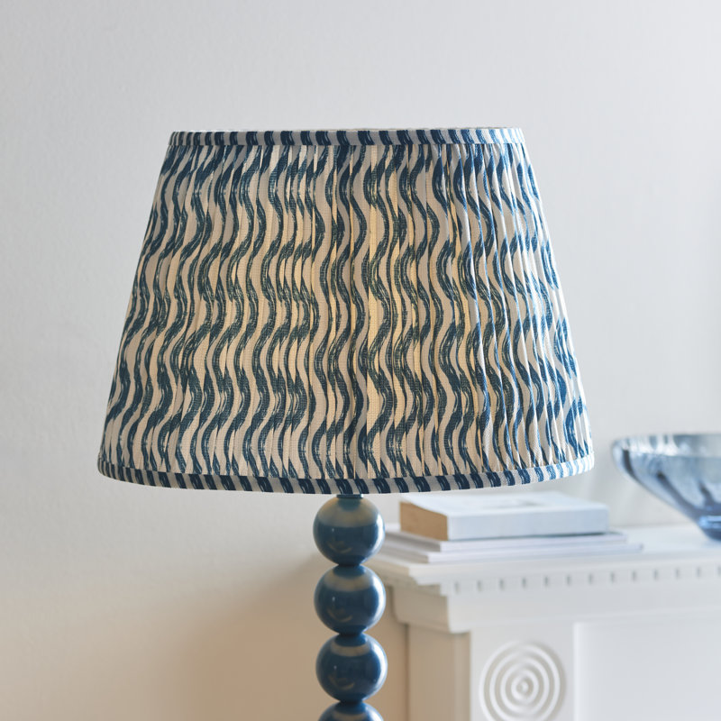 Higgledy 154cm Traditional Floor Lamp, Blue/White, Blue