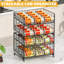 Ensemble de 2 boîtes de rangement empilables, rangement pour garde-manger, supports pour nourriture, distributeur multifonctionnel pour boissons gazeuses