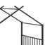 Lit plateforme simple en métal en forme de maison-114346457