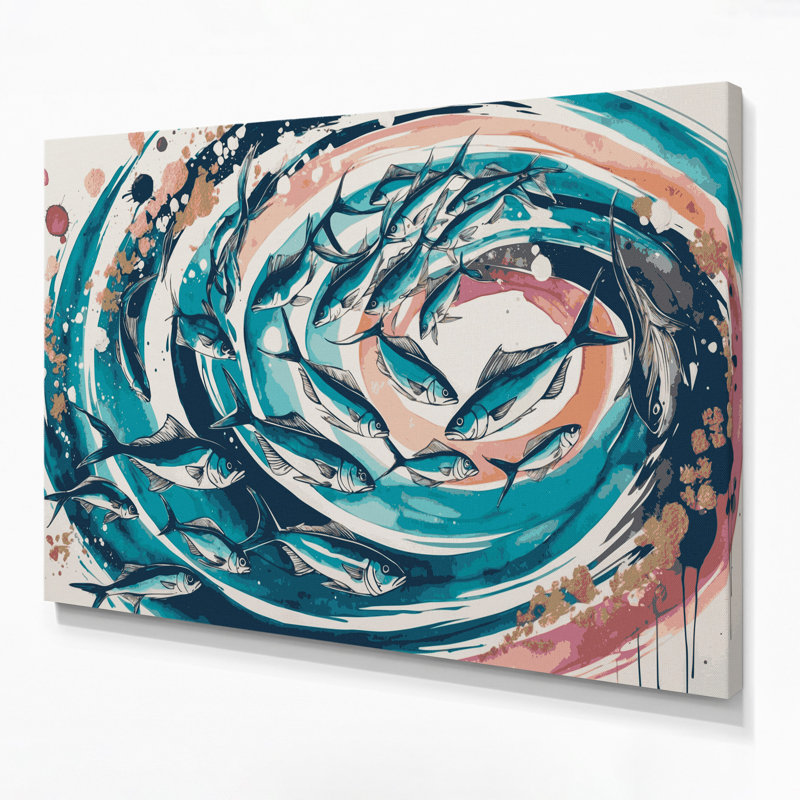 Art mural sur toile gris côtier contemporain, H 20 po x l 30 po