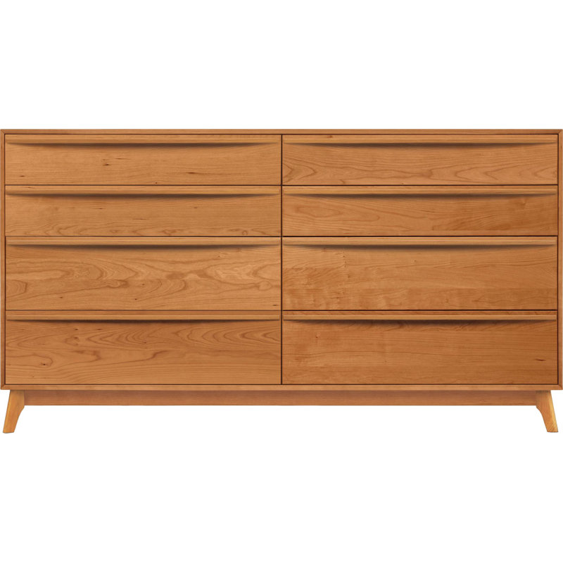 Catalina 8 - Drawer Solid Wood Dresser, Cherry