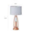 Lampe de table Gerry avec interrupteur à 3 ampoules à 4 voies, cuivre et métal 30 po