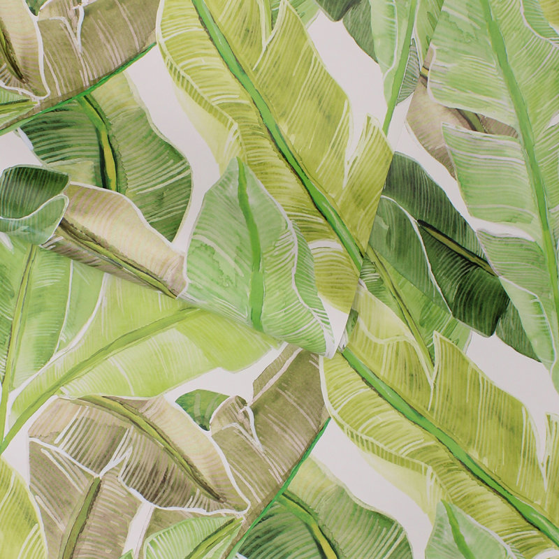 Papier peint adhésif Bahama Palm, Lime