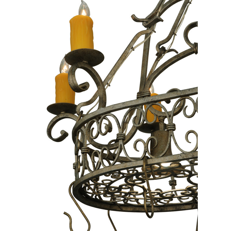 8 Light Pot Rack
