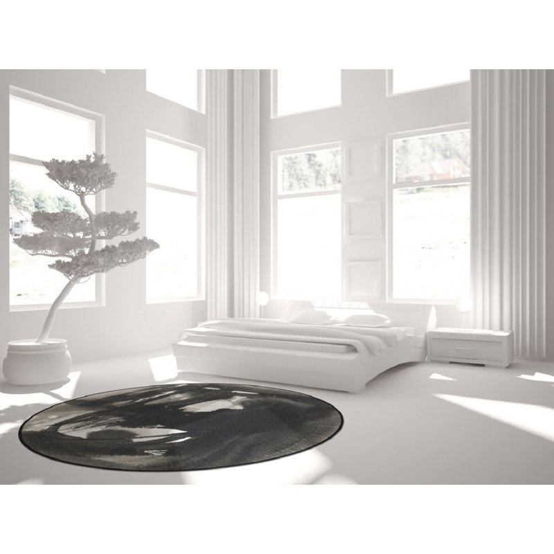 Round Phillipe Abstract 200cm X 200cm Area Rug