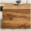 Table basse en bois aggloméré Wabi-Sabi | Table d'appoint et table de chevet 39,4 po-130076959