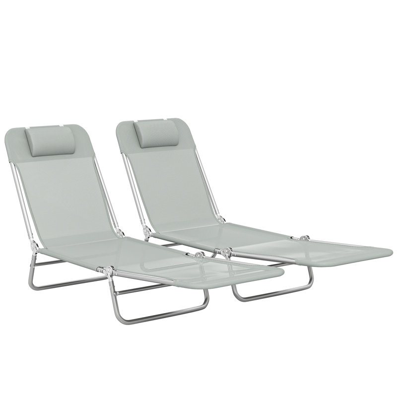 Outdoor Lounge Chair, Grey