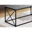Table basse, accent, cocktail, rectangulaire, salon, stratifié de L 40 po, contemporain, moderne