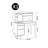 Japanese style storage dressing table