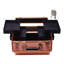 Makeup Box Professional Cosmetic Organizer Aluminum Storage Box with 6 Trays