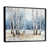 Black Floater Framed