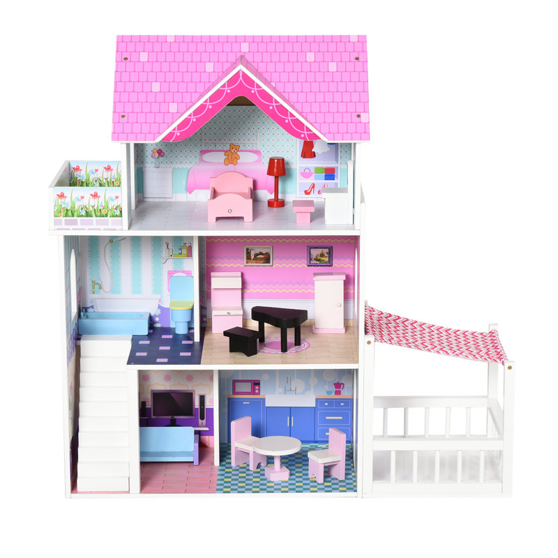 Maison de poupée en bois