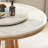 Simple Wood Artificial Marble Dining Table Sets.-124363259-124363261