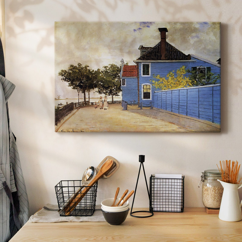 «The Blue House at Zaandam», 1871, toile tendue avec châssis, H 12 po x l 18 po