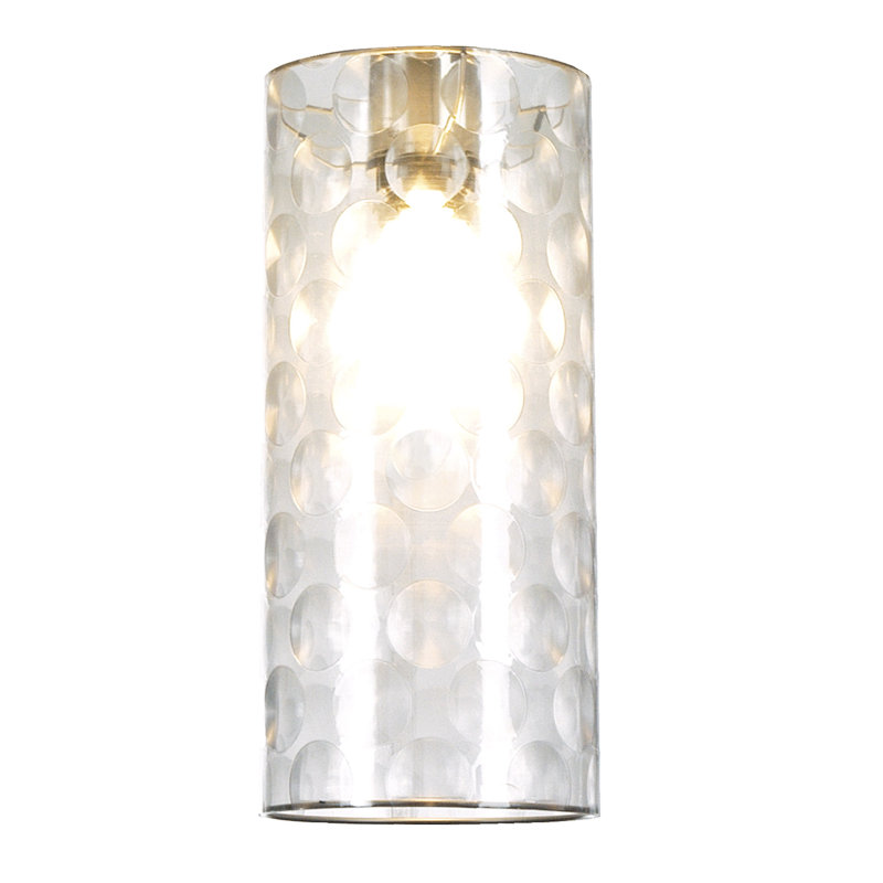 Renteria 35 cm H Drum Glass Pendant Shade