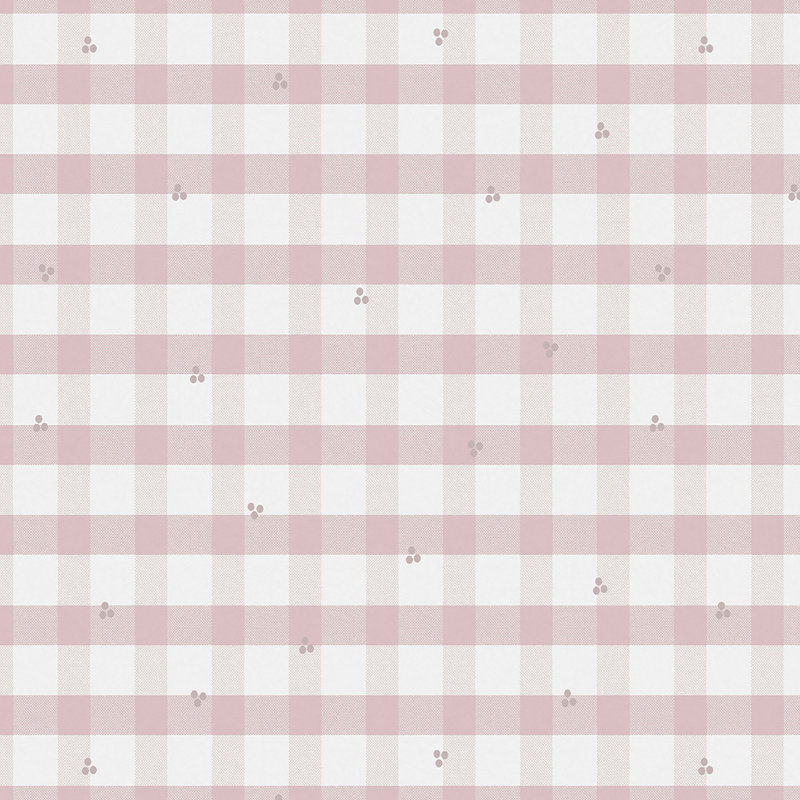 Laura Ashley Gingham Pale Amethyst Purple Removable Wallpaper