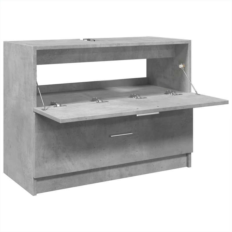 Brynly Under Sink Cabinet, Concrete grey