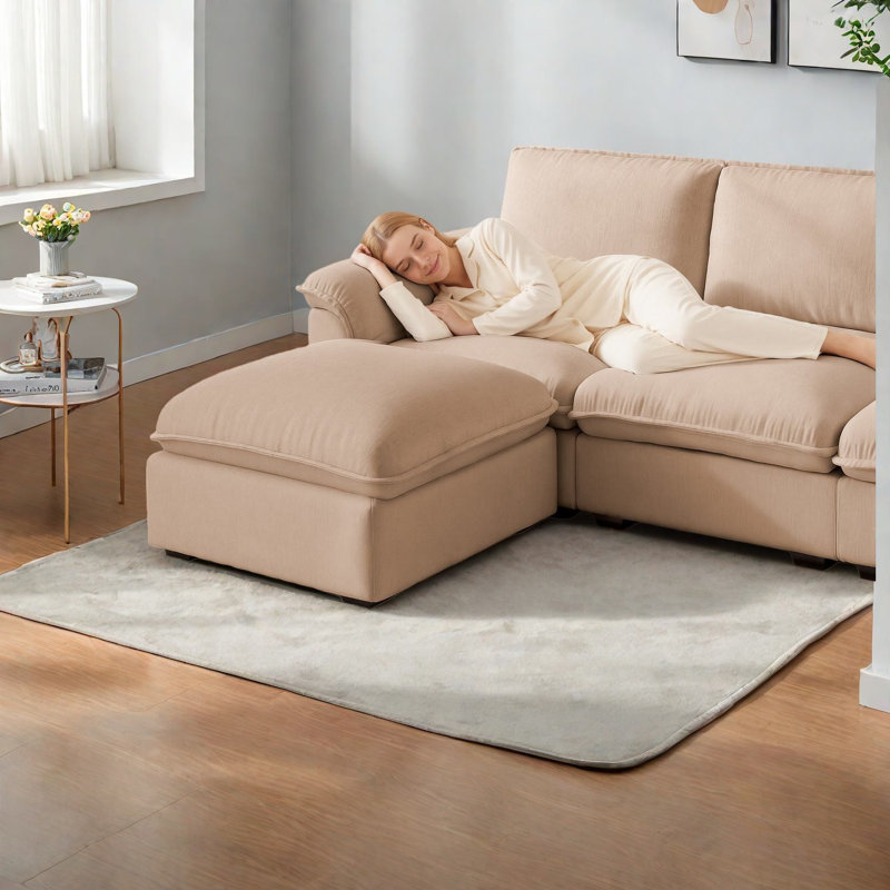Canapés confortables en chenille, style moderne pour la maison