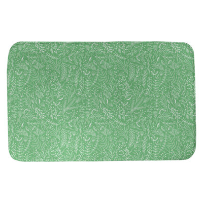 Tapis pour salle de bain floral ditsy Leffel