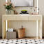 Console rustique avec 3 tiroirs, table d'entrée pour le salon, couloir-993043637