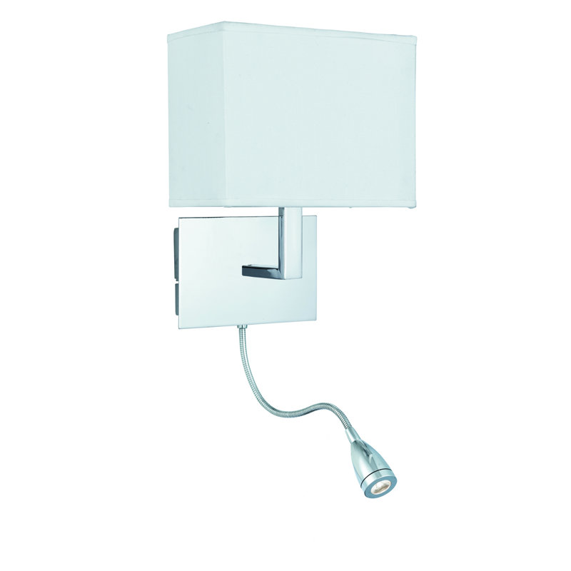 Valleystone LED Armed Sconce, Chrome