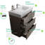Meuble-lavabo gris de 30 po avec lavabo, rangement maximal, revêtement lisse, grande capacité de rangement-948449817-948449823-948449822