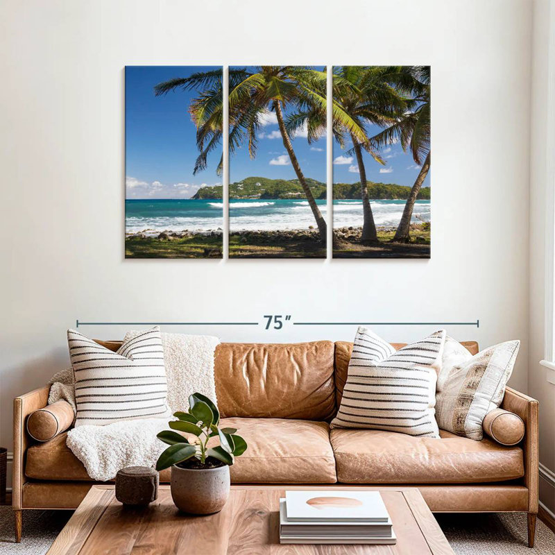 Gillard Caribbean St. Lucia Beach, H 36 po x l 57 po