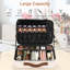 Grande trousse à maquillage, trousse de maquillage professionnelle avec séparateurs réglables, boîte de rangement imperméable et portable avec bandoulière-1289771971