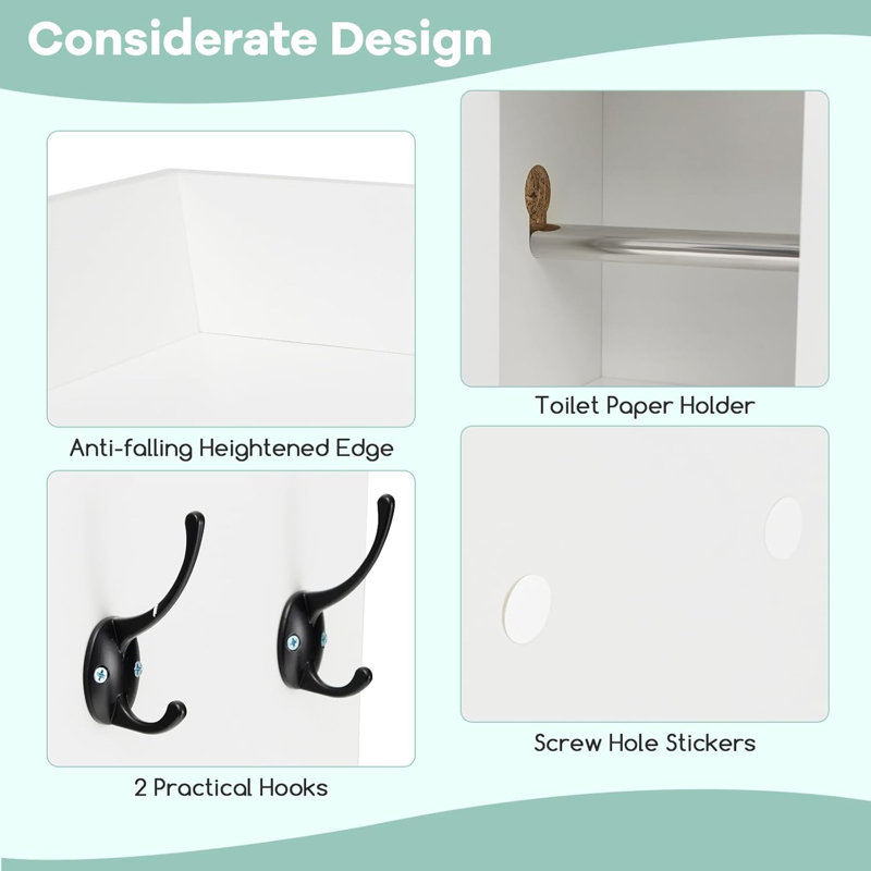 Over The Toilet Storage