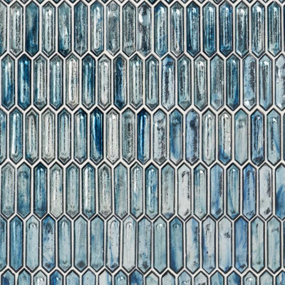 Komorebi 1x3 Picket Polished Glass Mosaic Tile