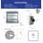 iLiving New Upgraded 12" Wall Mounted Exhaust Fan - Automatic Shutter - Variable Speed - Vent Fan For Home Attic, Shed, or Garage Ventilation, 65 Watts, 960 CFM, 1400 SQF Coverage Area